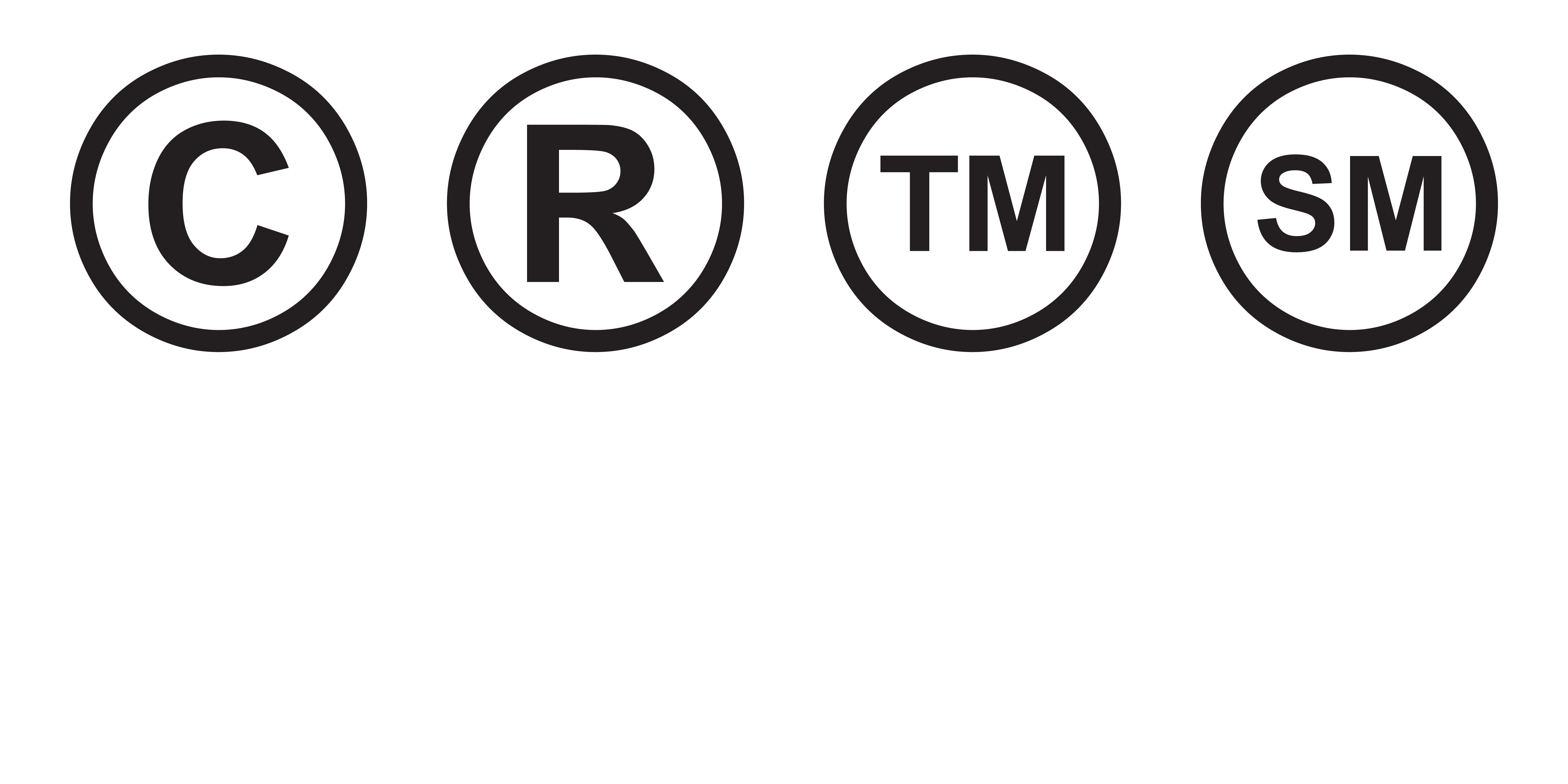 Copyright symbols